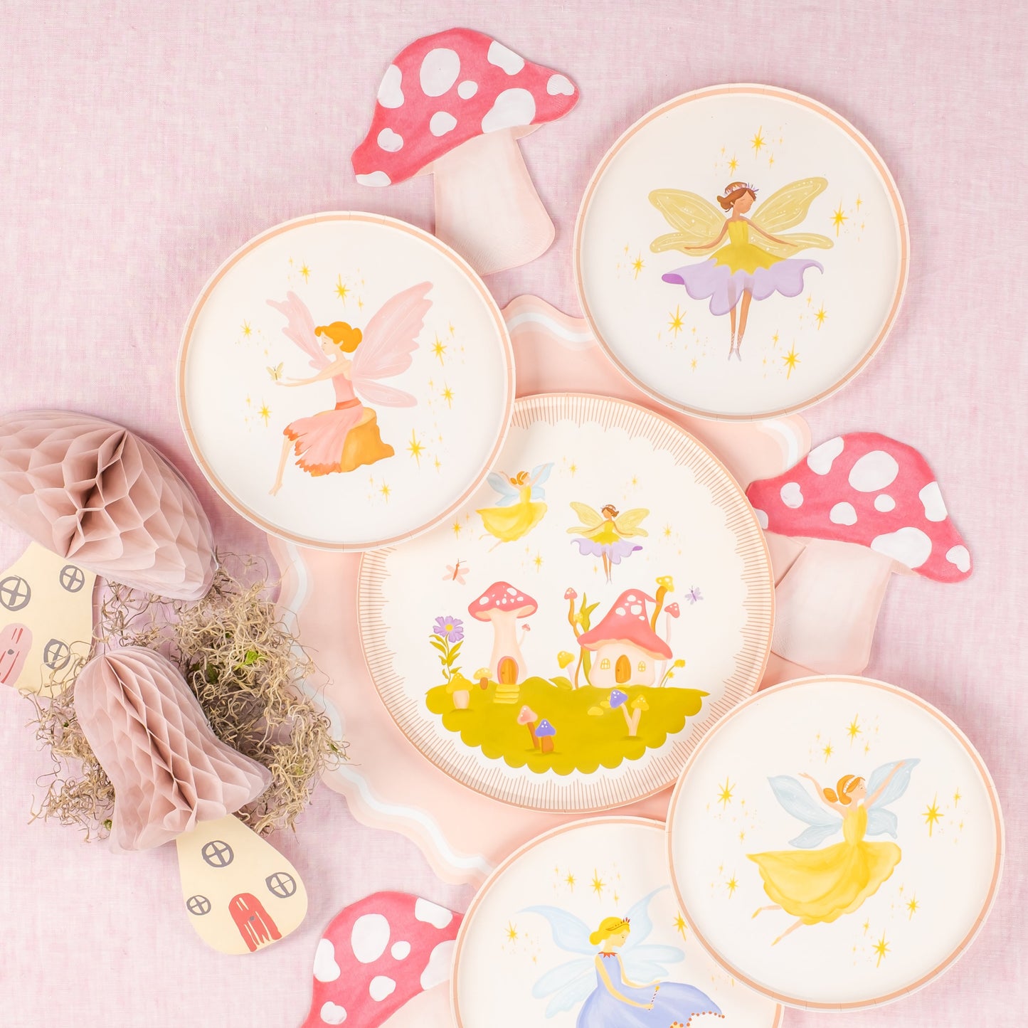 MUS25-CN6-Mushroom Shaped Napkins