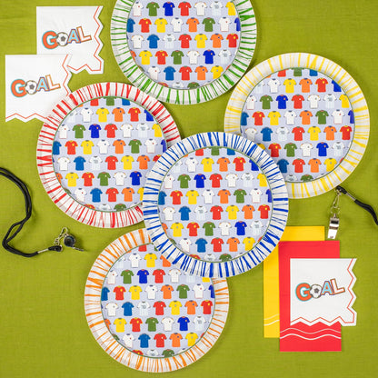 SPO25-CN3-Soccer GOAL Beverage Napkins -(PREORDER STARTS SHIPPING  08/15)
