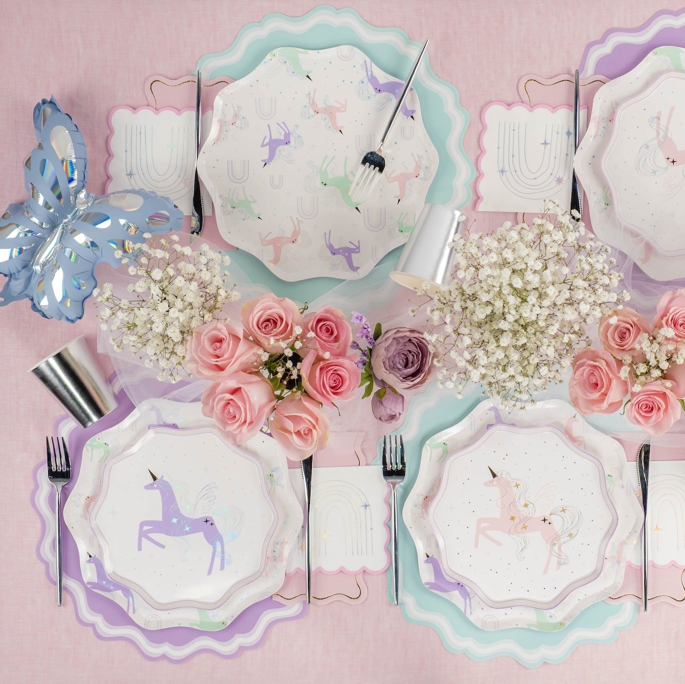 MCL25-PL20- Mint Fancy Scallop Placemat