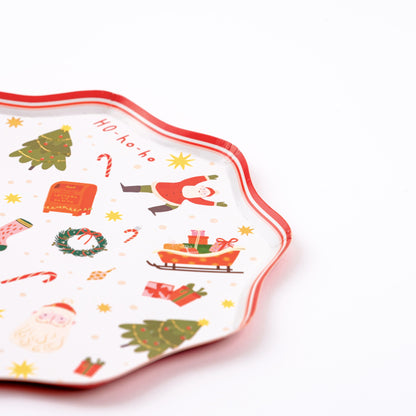 Christmas Cheer Dessert Paper Plates