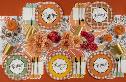 Harvest Pumpkins Paper Placemats | 3 Colors!