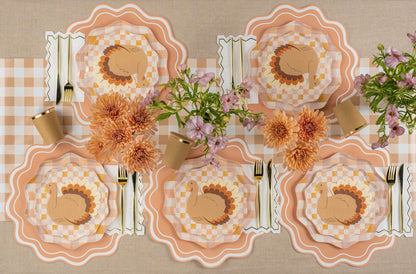 HMY25-DP1- Harmony Plaid Dessert Plates