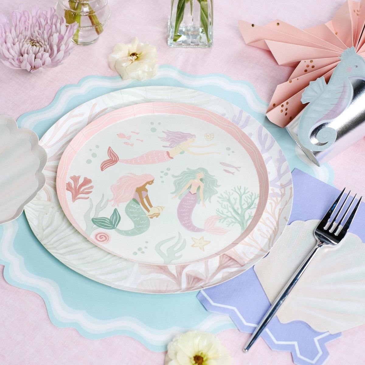 Coral Dinner Plates- Ships January 26th
