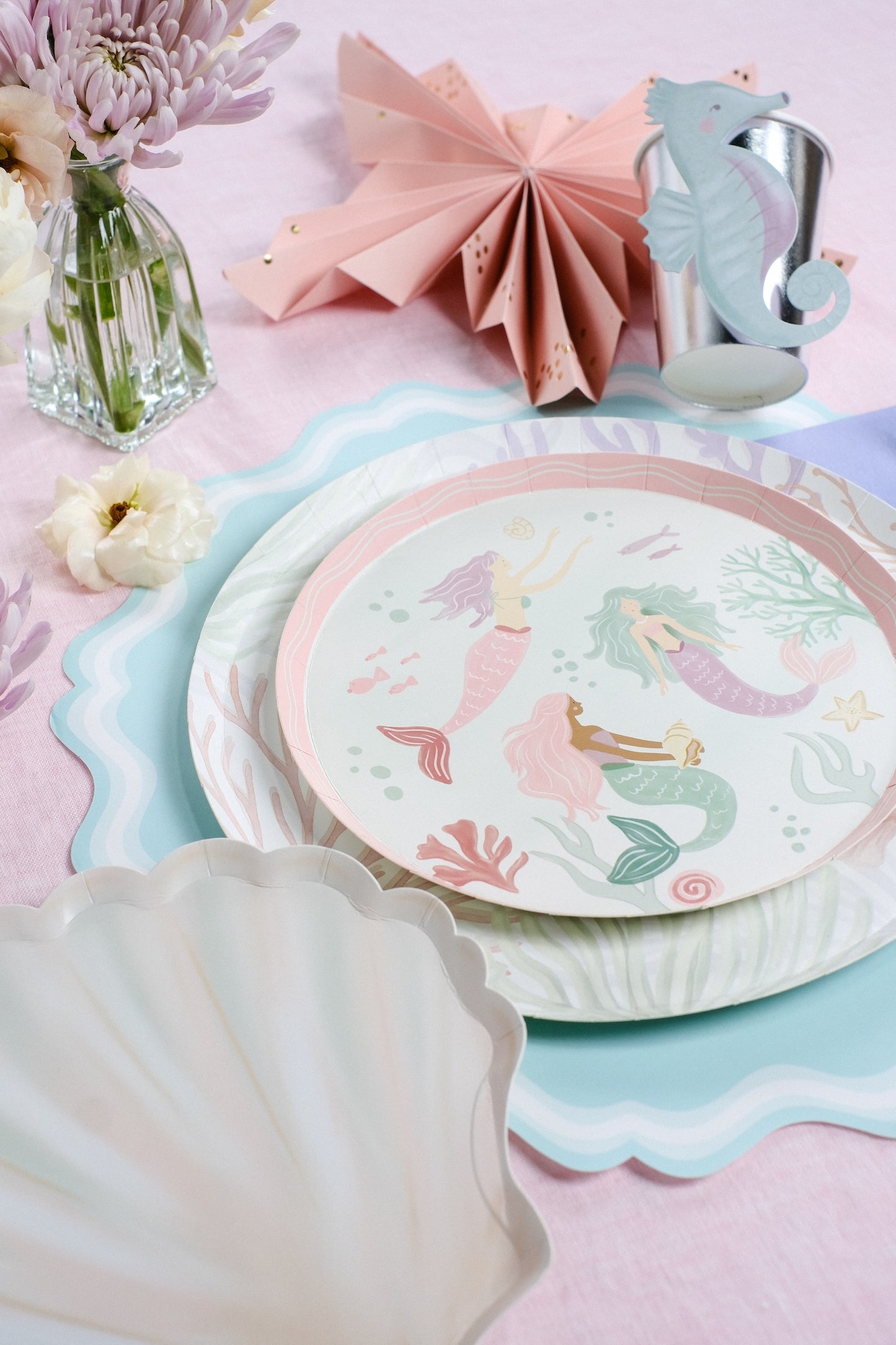 Coral Dinner Plates- Ships January 26th
