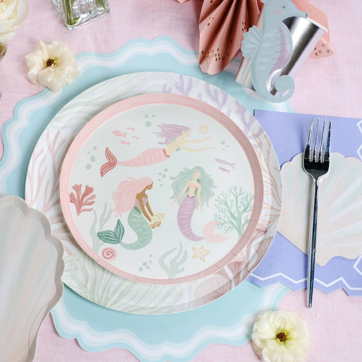 Coral Dinner Plates- Ships January 26th