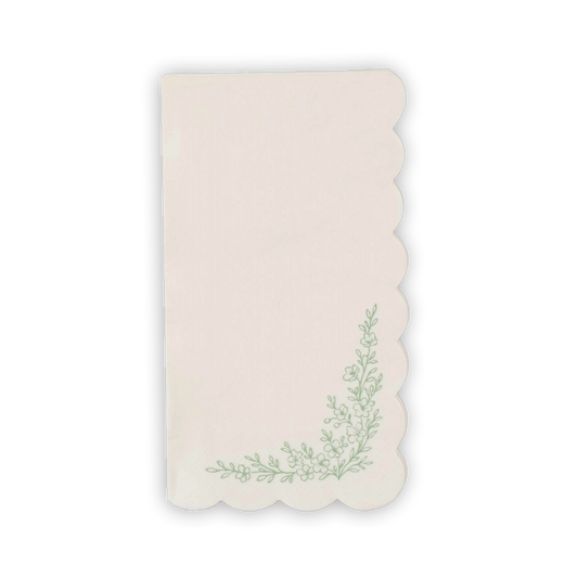 Floral Elegance Sage Guest Towels- Pre Order Ships January 20th