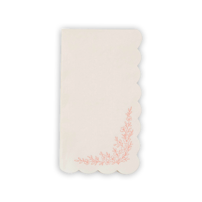 Floral Elegance Pink Guest Towels- Pre Order Ships January 20th