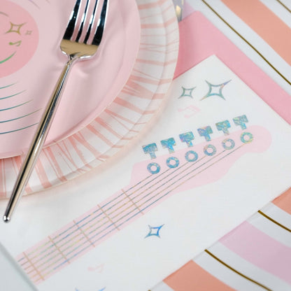 Pop Star Dance Party Guitar Guest Towel