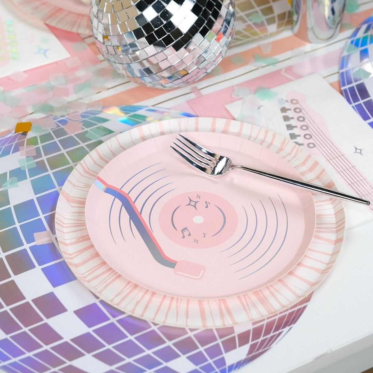 Pop Star Dance Party Disco Ball Placemats