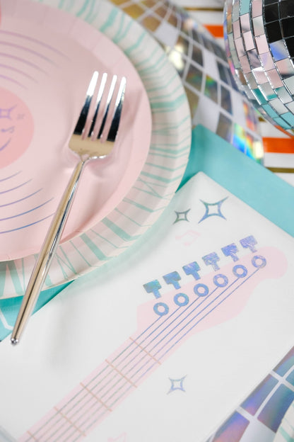 Pop Star Dance Party Guitar Guest Towel