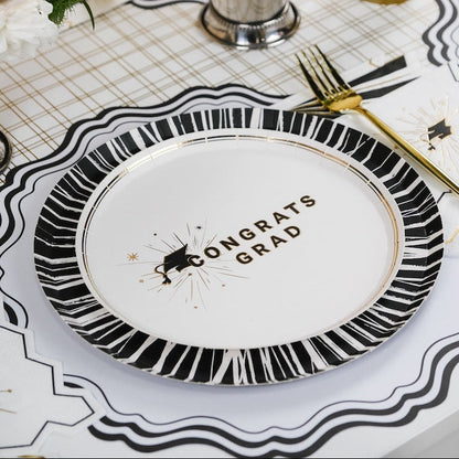Black & White Fancy Placemats