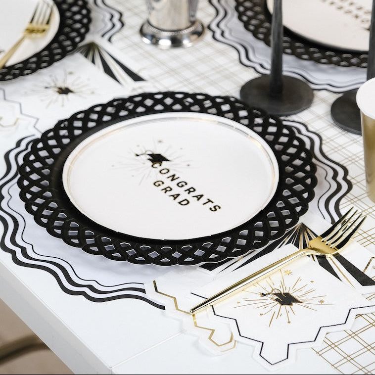 Congrats Grad Graduation Dessert Plates