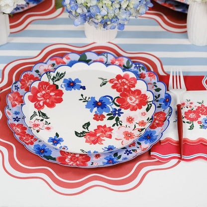 Summer Floral Dinner Plates