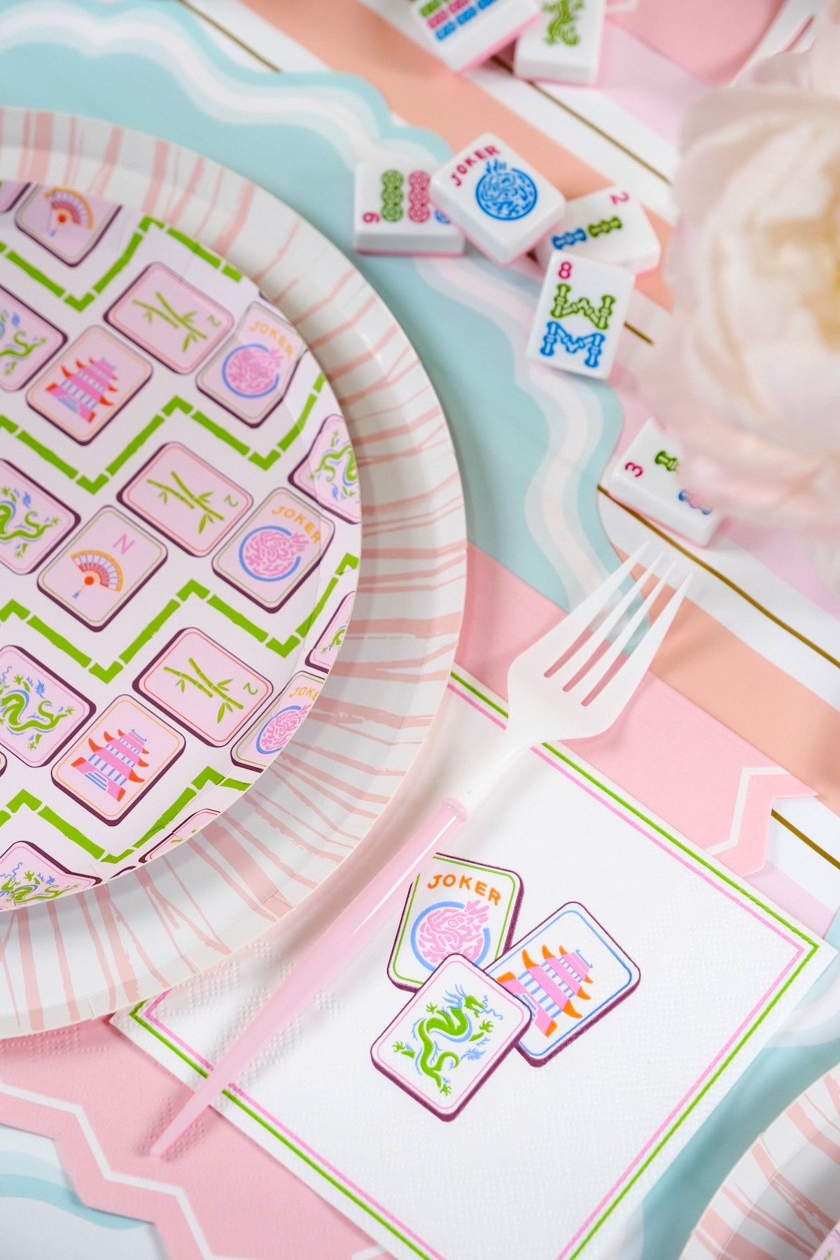 MCL25-GT17- Pink Celebration Chic Guest Towels