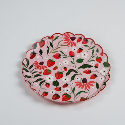 Sweet Berry Patch Strawberry Dessert Plates