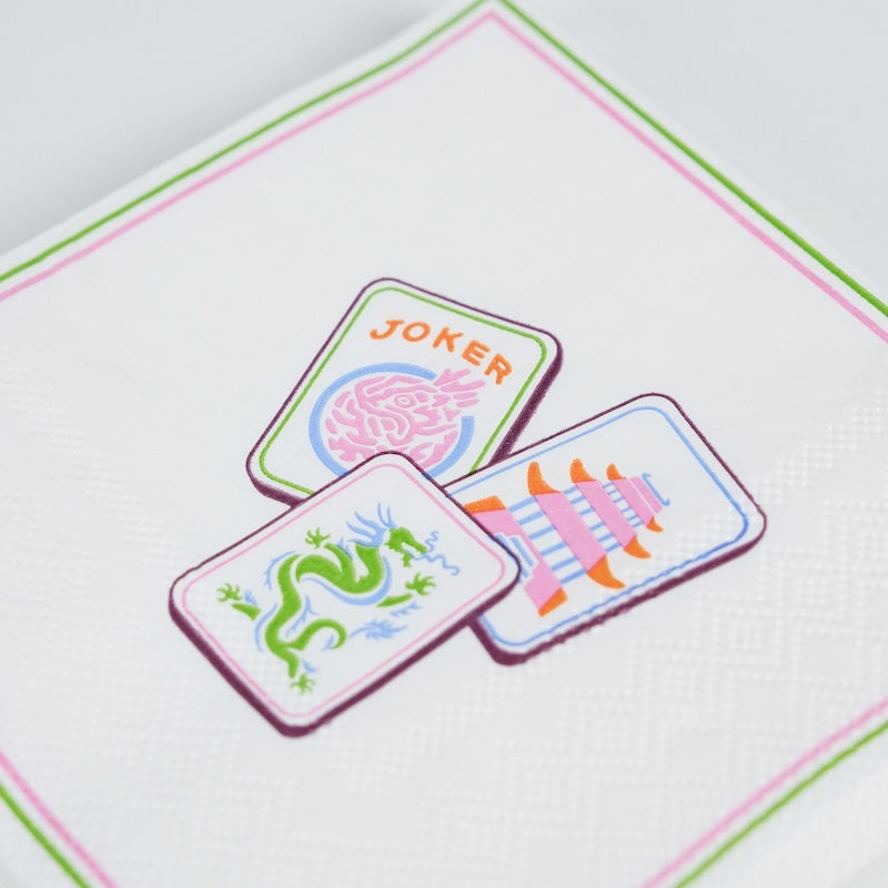 Mahjong Cocktail Napkins
