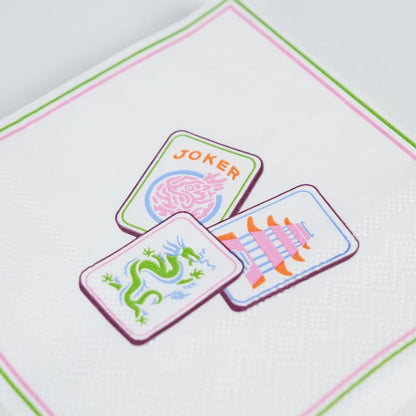 Mahjong Cocktail Napkins