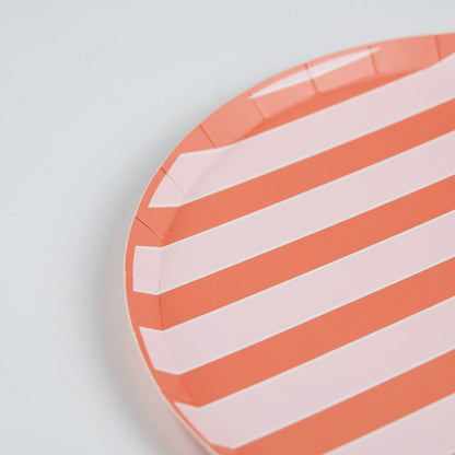 Striped Summer Dinner Plates