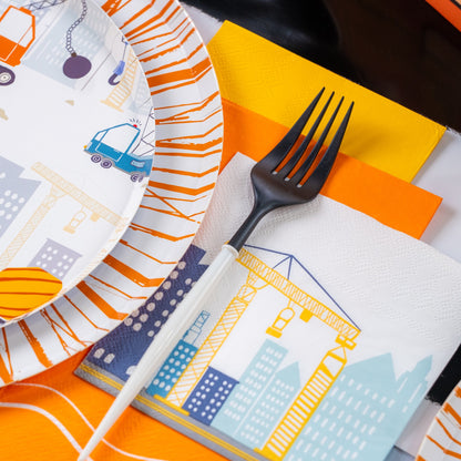 CONS25-CN2- Construction Beverage Napkins