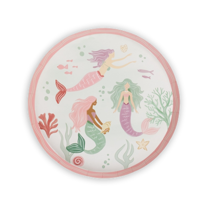Mermaid Dessert Plates- Pre Order Ships January 20th