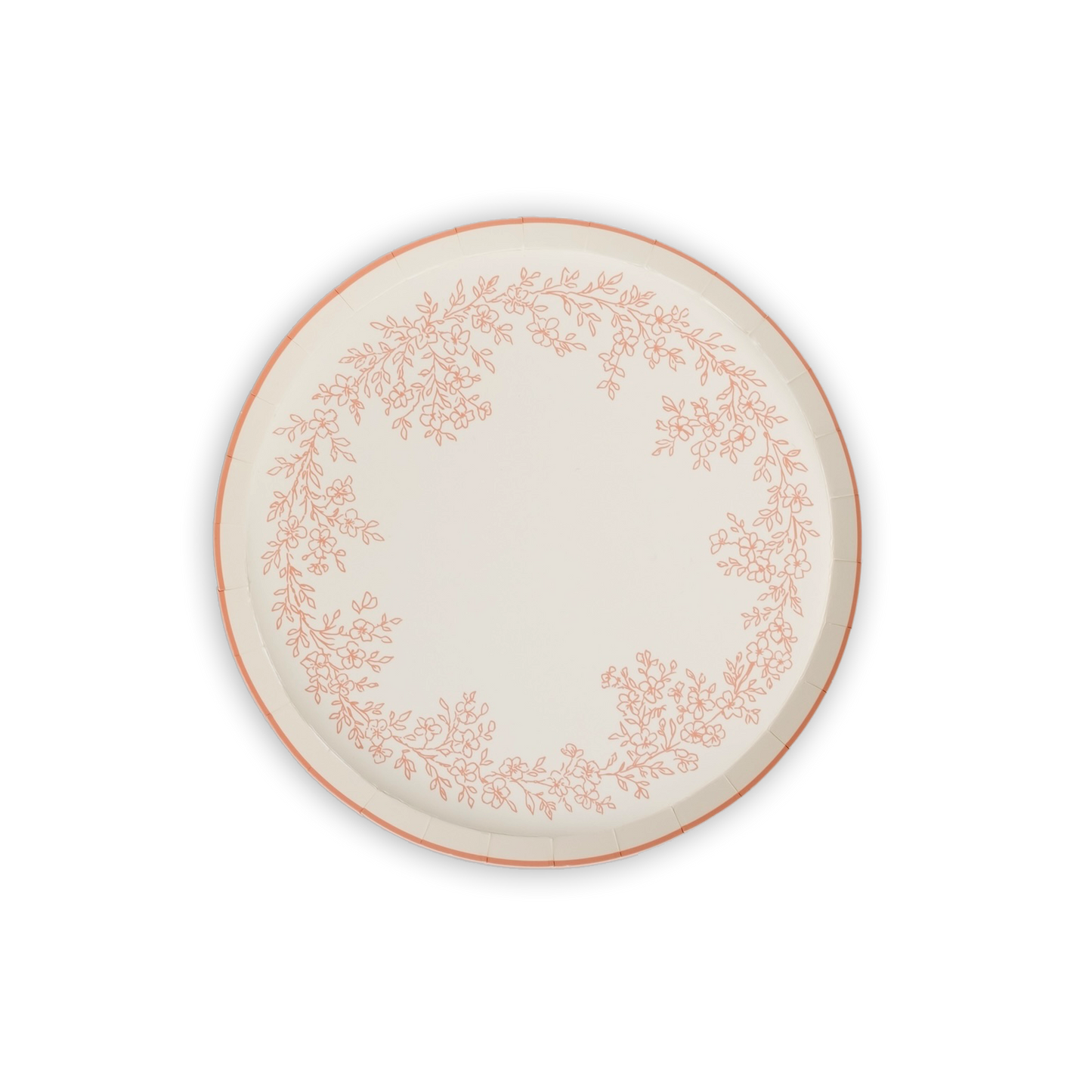 Floral Elegance Pink Dessert Plates- Pre Order Ships January 20th