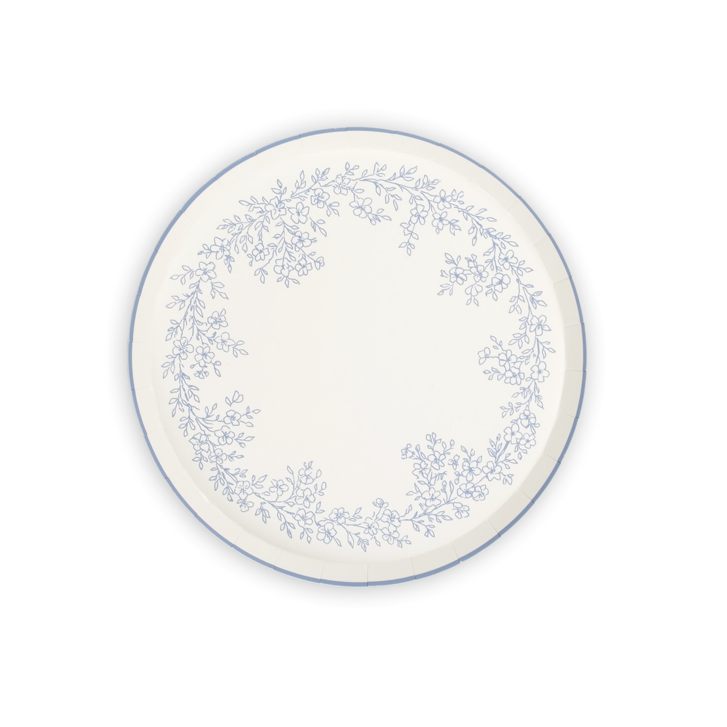Floral Elegance Blue Dessert Plates- Pre Order Ships January 20th