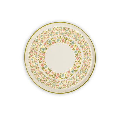 Floral Meadow Dessert Plates- Pre Order Ships January 20th
