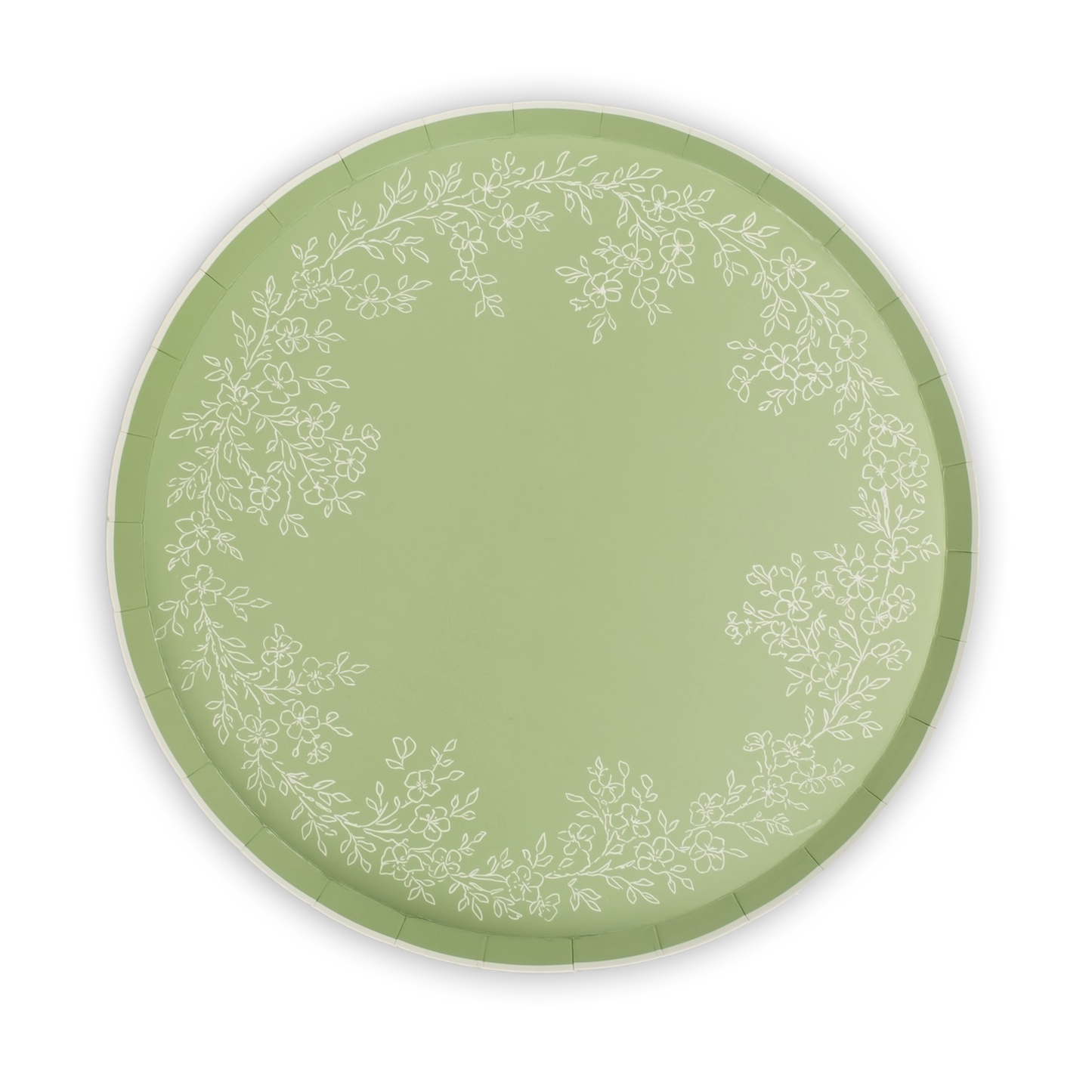 Floral Elegance Sage Dinner Plates- Pre Order Ships January 20th