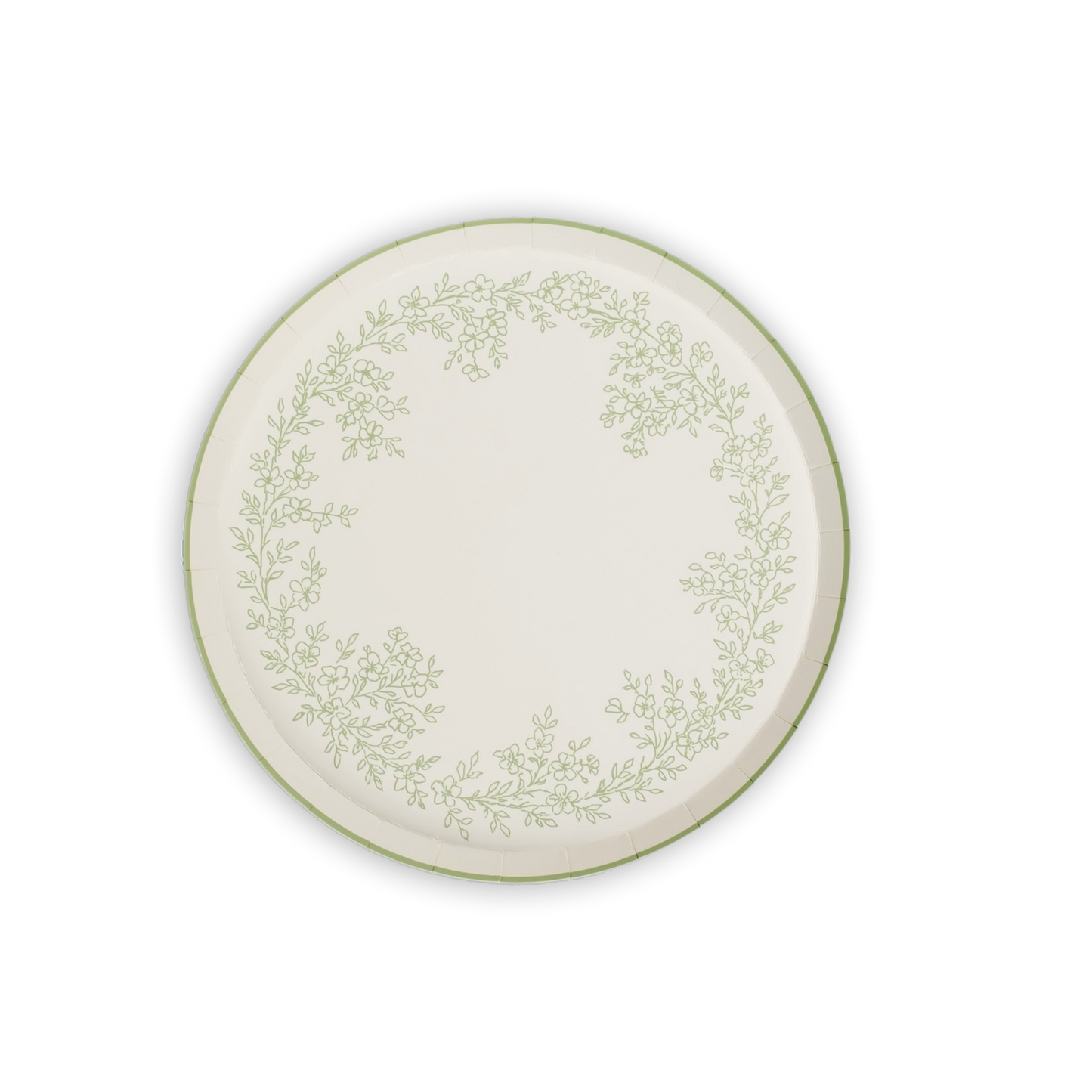Floral Elegance Sage Dessert Plates- Pre Order Ships January 20th