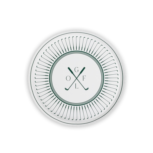Golf Dessert Plates- Pre Order Ships January 20th