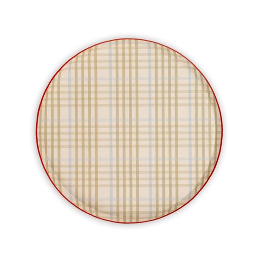 Camping Gingham Dinner Plates- Pre Order Ships January 20th