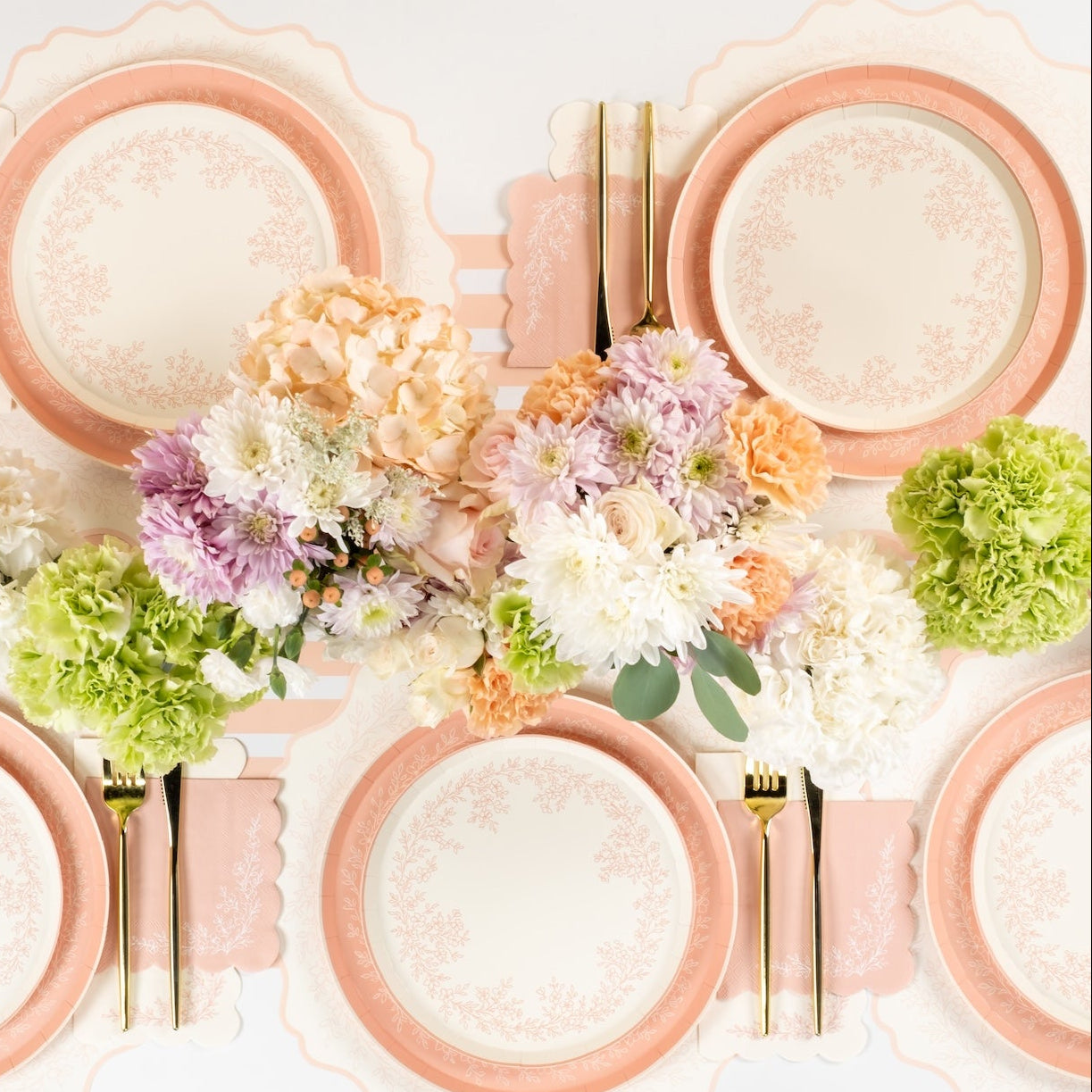 Floral Elegance Pink Placemats- Pre Order Ships January 20th