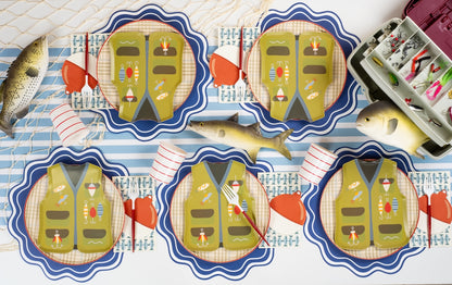 Camping Gingham Dinner Plates- Pre Order Ships January 20th