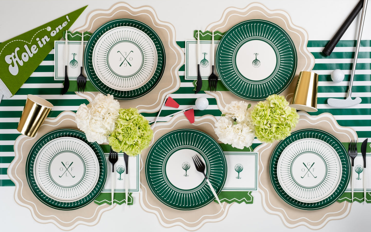 Golf Dinner Plates- Pre Order Ships January 20th