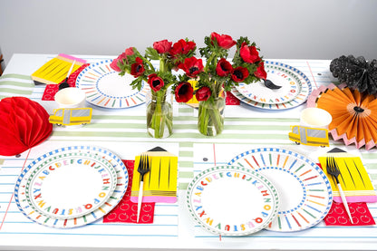 Alphabet Dessert Plates