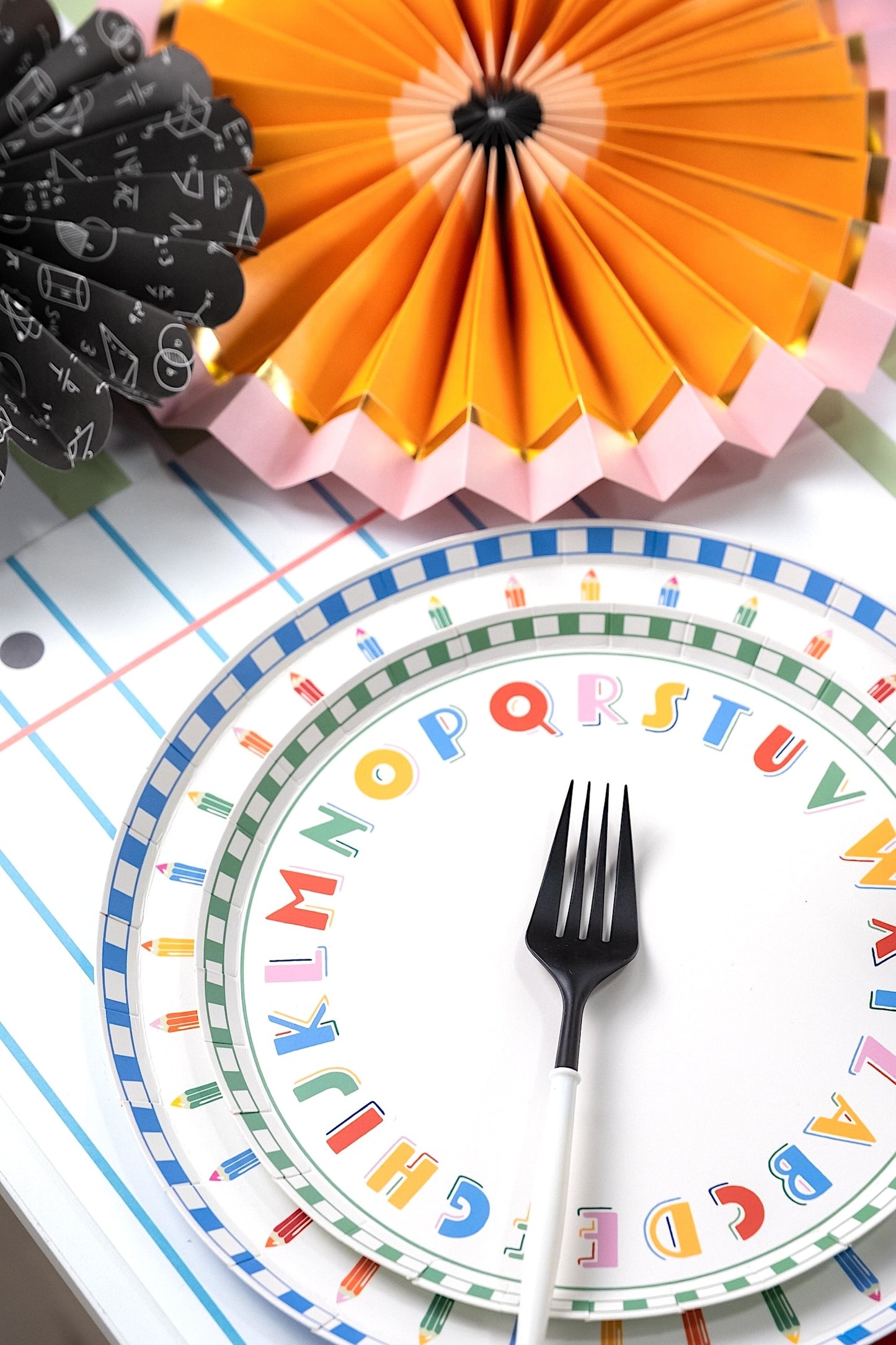 Alphabet Dessert Plates