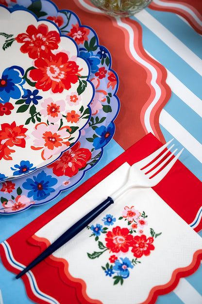 Summer Floral Dinner Plates