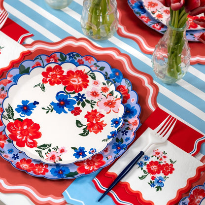 Summer Floral Dinner Plates