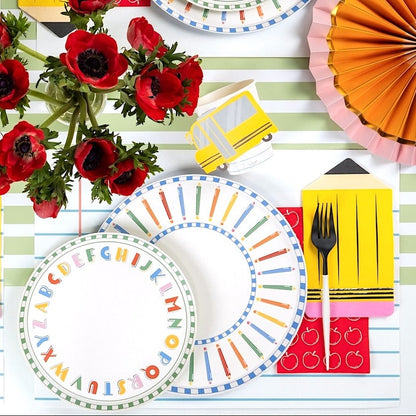 Alphabet Dessert Plates