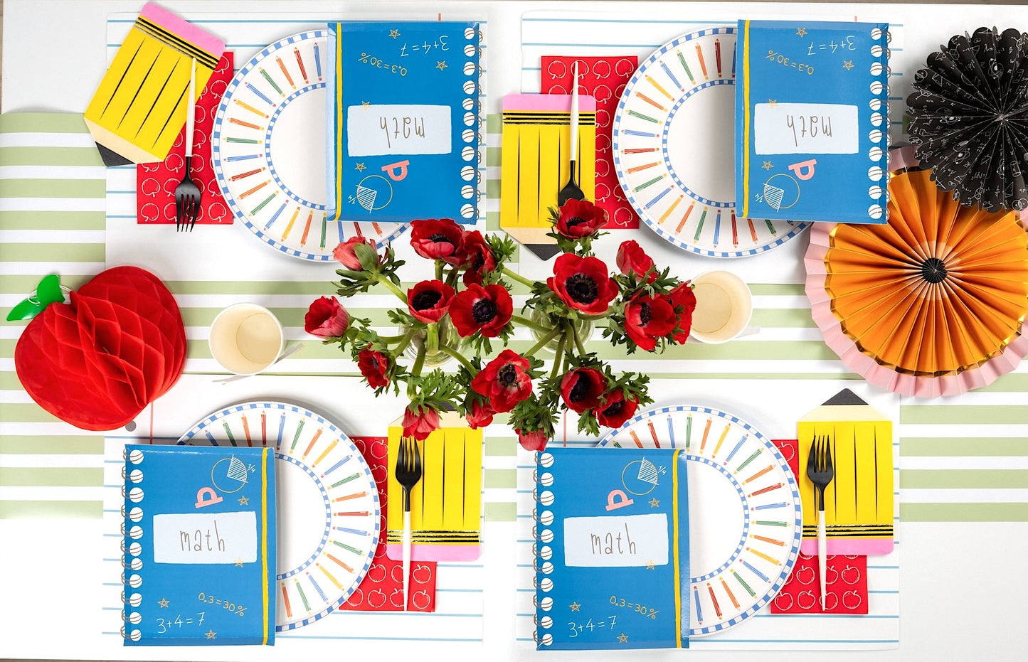 Pencil Dinner Plates