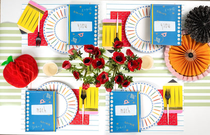 Pencil Dinner Plates