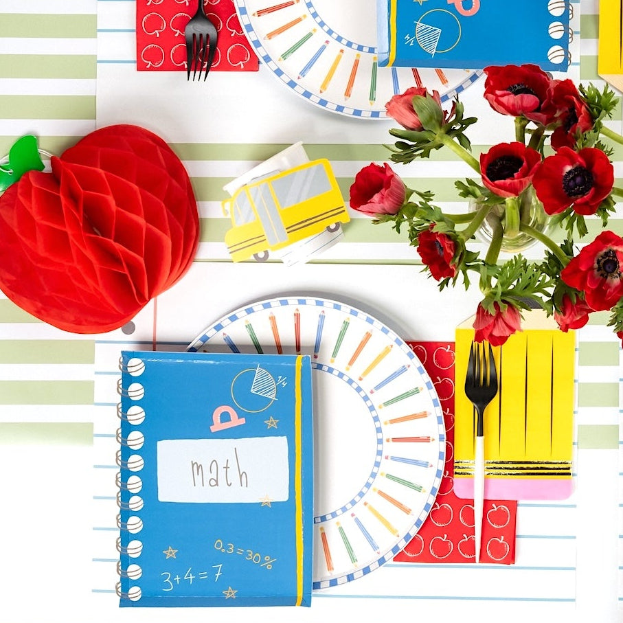 Pencil Dinner Plates