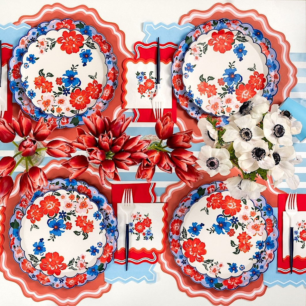 Summer Floral Dinner Plates