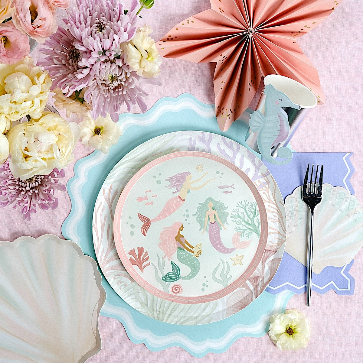 Mermaid Dessert Plates