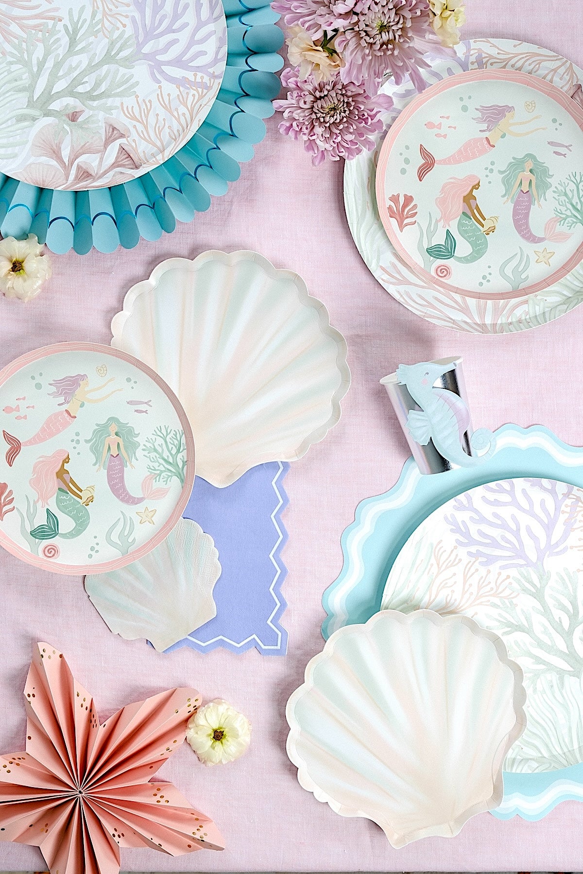 Mermaid Dessert Plates