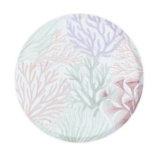 Coral Dinner Plates- Ships January 26th