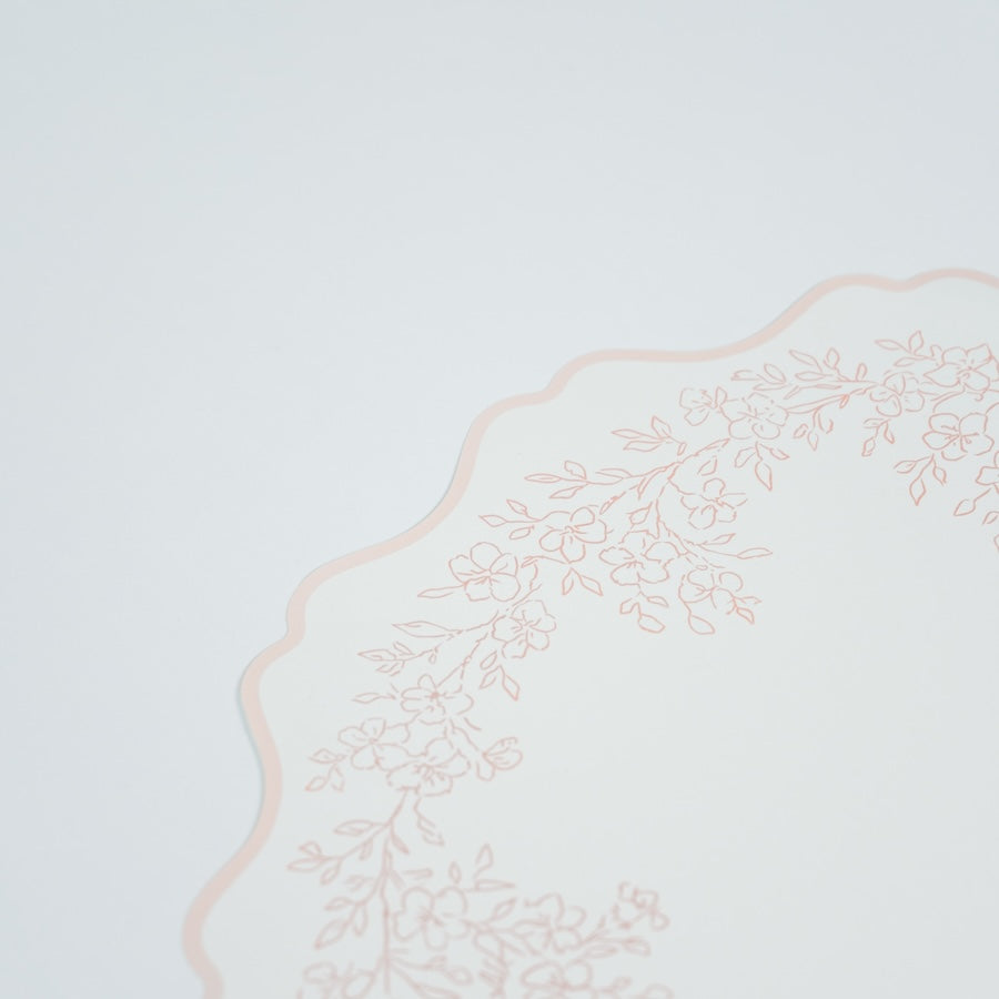 Floral Elegance Pink Placemats- Pre Order Ships January 20th