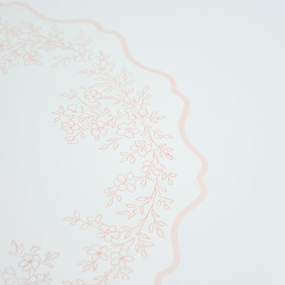 Floral Elegance Pink Placemats- Pre Order Ships January 20th