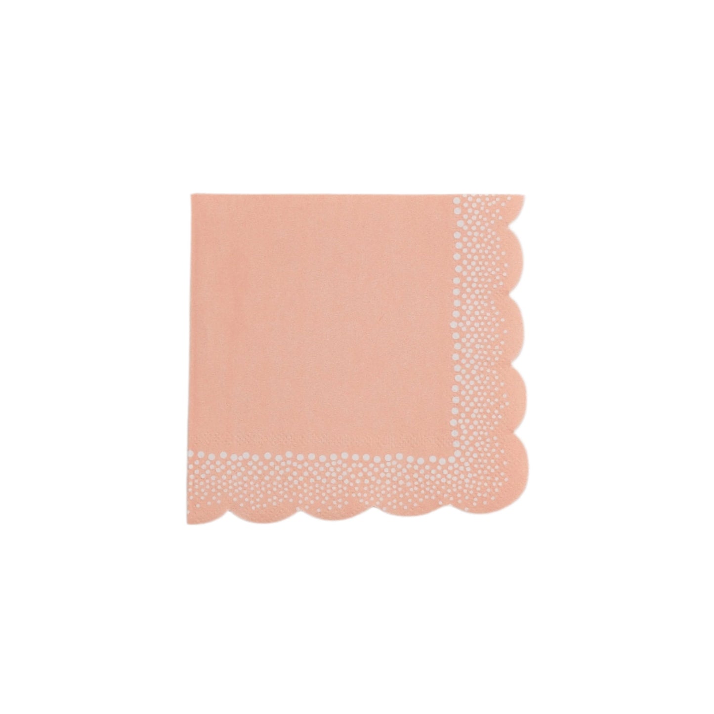 PREORDER - Harmony Peach Dots Beverage Napkins