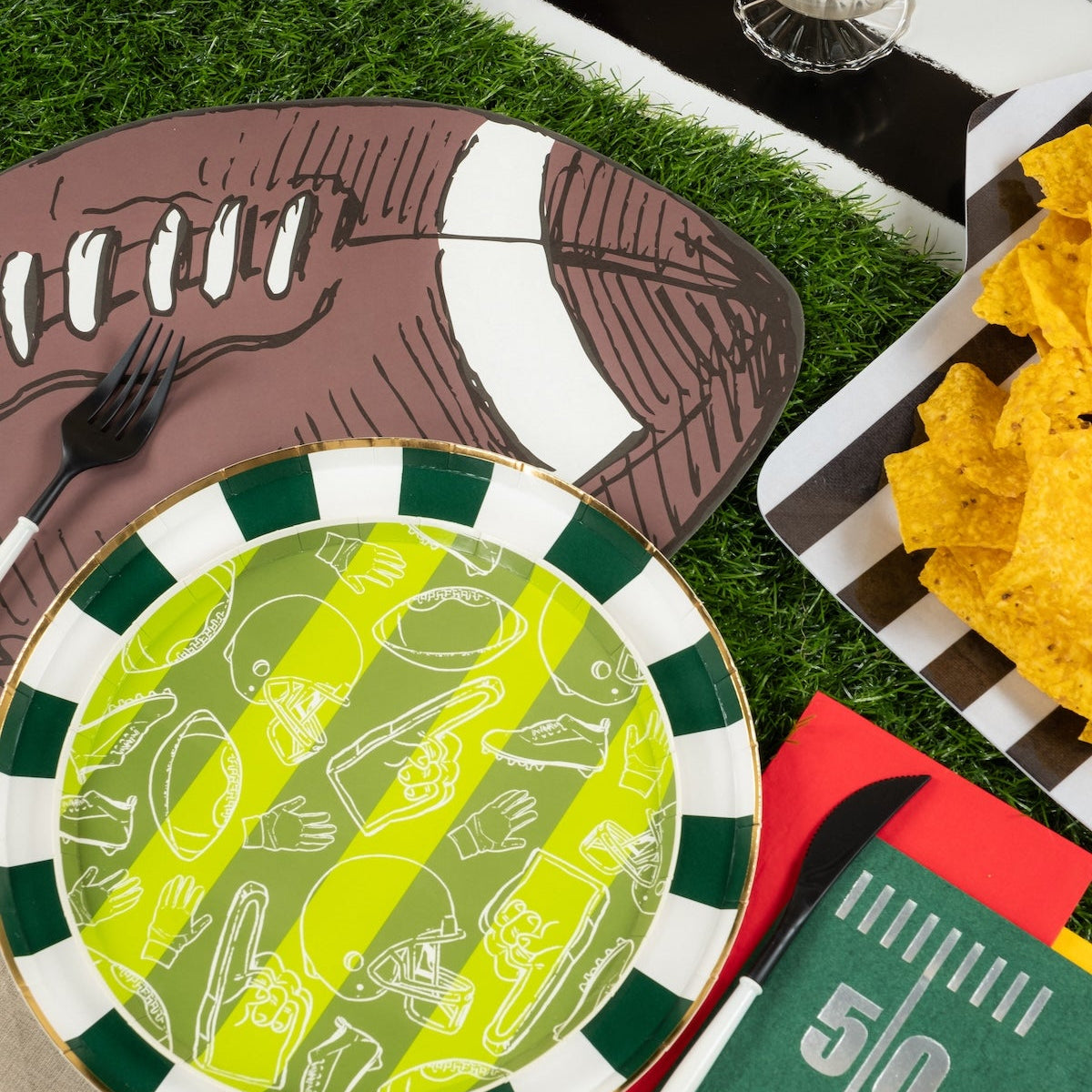 Sports Fan Football Paper Placemats